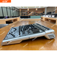 Console de mixage sonore HERO 8/HERO 12 8/12 CH avec double écran couleur 99DSP, Bluetooth, 3 entrées AUX/2 groupes/égaliseur 4 bandes pour discothèque