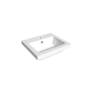 <span class=keywords><strong>Lavabo</strong></span> de Superficie Sólida de Diseño Moderno y Sencillo, Piedra Artificial de Resina, para Uso en Baños de Hotel - Product Image 3