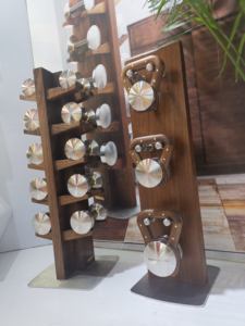 Fabriek Goud Kleur Messing Hout Luxe Halters Voor Thuis Fitnessapparatuur - Product Image 3