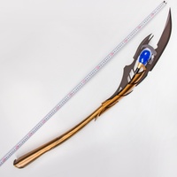 Avengers 4 Loki Staff Cosplay Arme Prop Modèle 1:1 Infinity Soul Gem Container Full Metal Gravé pour les Décorations de Noël