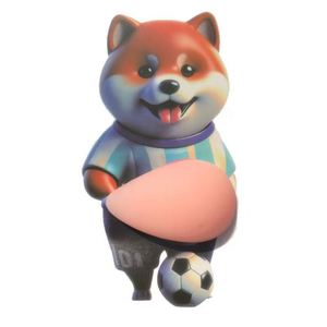 Super Soft Silicone Shiba Inu Corgi Big Belly Squishy Toy <b>Car</b> Anti Collision Sticker Home Decor Anti Bump <b>Decal</b> - Product Image 2