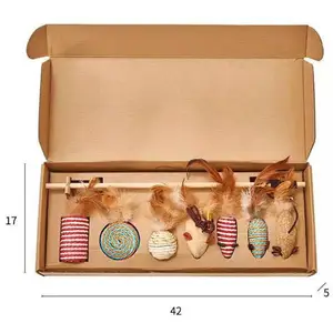 Modern Design Paper Box Pantone Color Printing Pet Toy Gift Box Set With Paperboard Inside