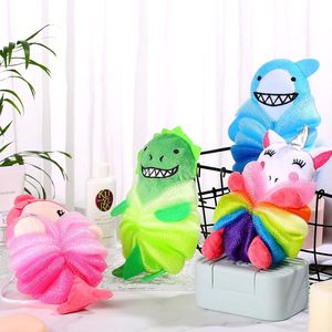 Tẩy Tế Bào Chết Lưới Pouf Bóng Trẻ Em Tắm Tắm Bọt biển Với Unicorn Khủng Long Nàng Tiên Cá Pranimal Phim Hoạt Hình Đồ Chơi - Product Image 3