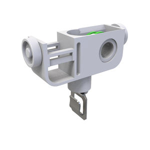 खिड़की अंधा रंगों शटर पर्दा गौण खड़ी वाहक ग्लाइडर के लिए ऊर्ध्वाधर अंधा पर्दा डंडे सामान - Product Image 1