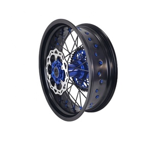 Supermotard pour <span class=keywords><strong>Fantic</strong></span> Xe 125 2024 Forge, ensembles de roues à rayons pour <span class=keywords><strong>moto</strong></span>, pour jantes de supermotard - Product Image 4