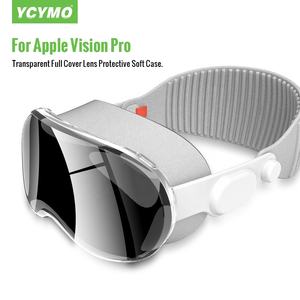 Accessoires VR pour <span class=keywords><strong>casque</strong></span> VR <span class=keywords><strong>Apple</strong></span> Vision Pro, housse transparente en TPU, anti-poussière, antichoc - Product Image 3