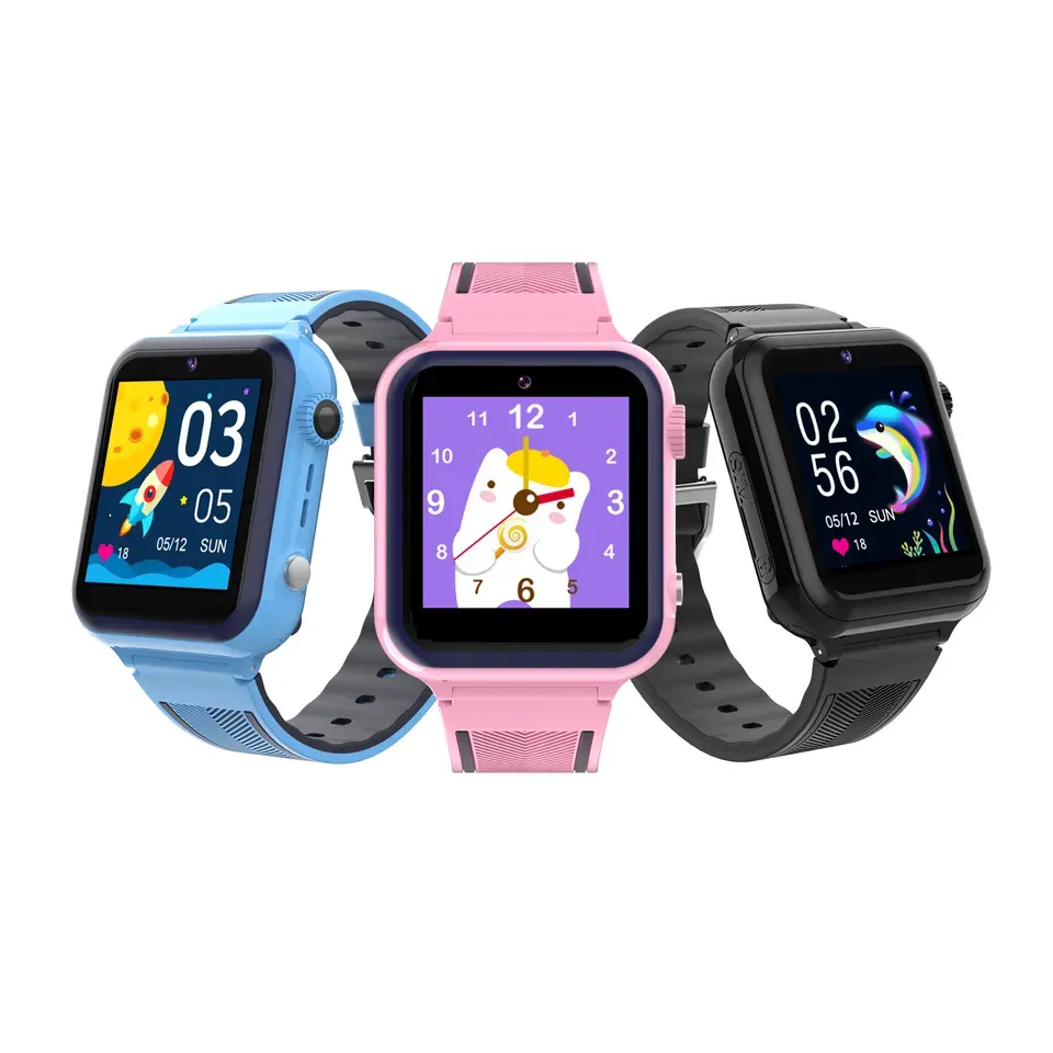 2023 mới A13 chống trẻ em mất thẻ Sim Smartwatch 4G gọi đồng hồ chống nước A13 thông minh trẻ em xem với máy ảnh GPS cho trẻ em