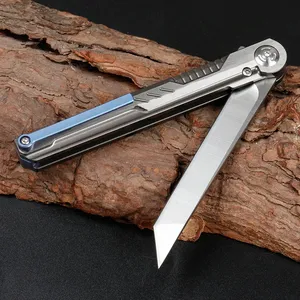 Juego de Cuchillos Plegables GETWICK CT-4 de Titanio para Camping y Caza, Hoja de Acero M390, Herramienta Multifunción Fácil de Transportar, Regalo - Product Image 4