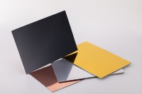 Panneau composite en aluminium Revêtement mural extérieur miroir noir Acp Acm Sheet
