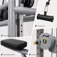 Offre Spéciale : Machine de Musculation Commerciale 5 Stations Multifonctionnelle pour Entraînement Complet du Corps et Usage Multi-utilisateurs – Équipement de Fitness Direct Usine