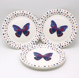 <span class=keywords><strong>Assiettes</strong></span> <span class=keywords><strong>en</strong></span> papier jetables - Écologiques et robustes pour les pique-niques et les fêtes - Product Image 6