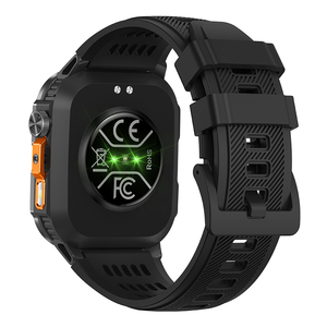 Montre connectée tactique pour homme HTSF HT46, camouflage bicolore, écran IPS 2,01 pouces, étanche IP68, batterie 1200 mAh, bracelet en métal - Product Image 5