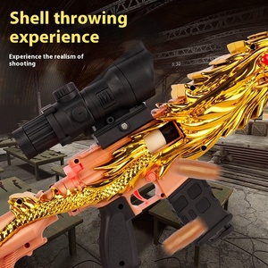 Commercio all'ingrosso della fabbrica M416 giocattolo a pallottola morbida a forma di drago Gungolden giocattolo gioco Gunoutdoor pistola giocattolo - Product Image 2