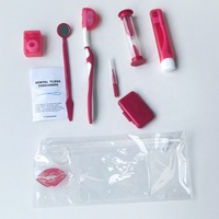 Kit orthodontique de voyage compact cire de fil à la menthe Portable soins dentaires hygiène maintien pochette de transport pour les soins bucco-dentaires