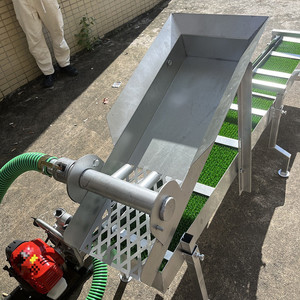 Portable Small <b>Gasoline</b>-Powered Gold Panning Machine 220V Outdoor Separator Equipment with Simple Screening Chute Pump - Product Image 5