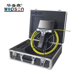 Caméra d'inspection des tuyaux d'égout à lentille portable de 7mm pour la détection des tuyaux d'évacuation d'égout moniteur TFT de 7 pouces - Product Image 2