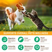 Vente en gros Private Label Pet Support Immunitaire Naturel Biologique Chaga Reishi Lions Crinière Turquie Queue Champignon Poudre pour Chiens et Chats
