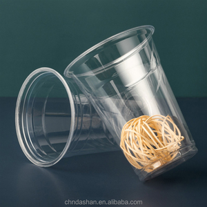 Vasos Desechables Transparentes de PET de 16 oz con Logotipo Personalizado de la Marca Dashan, Tapa para Té de Burbujas Matcha <span class=keywords><strong>Boba</strong></span>, Café Helado - Product Image 2