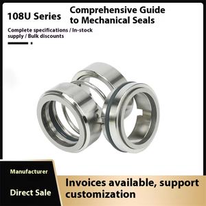 Segel Air baja tahan karat paduan resistensi suhu tinggi seri 108U 25/30/35/40/mesin segel poros mekanis Optimal untuk - Product Image 4