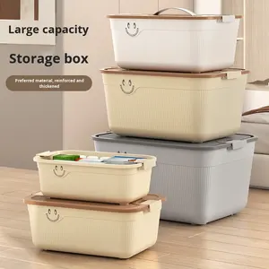 Caja de almacenamiento de plástico PP de escritorio Yele tapa diseño moderno multifunción sostenible capacidad de 200ml para aperitivos ropa hogar - Product Image 2