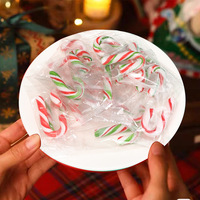 Boîte cadeau de Noël créative aux bonbons fruités avec des sucettes en forme de dessin animé, bonbons durs de qualité supérieure pour les collations des enfants