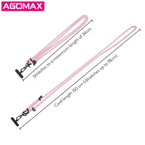 Custom Outdoor Travel Anti Theft Long Universal Adjustable Detachable <b>Polyester</b> Crossbody Nylon Mobile Phone <b>Lanyard</b> - Product Image 4