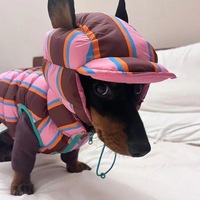 Manteau matelassé en polyester et coton à carreaux pour chiens et chats, lavable à la main, style européen-américain, toutes saisons, pour Schnauzer et Bichon Frisé