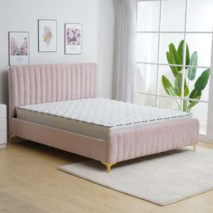 Popolare Base <span class=keywords><strong>Letto</strong></span> Imbottita per Hotel con Gambe in Metallo <span class=keywords><strong>140x200</strong></span>, 160x200cm, Letti Morbidi in Velluto Popolari in Vendita - Product Image 2