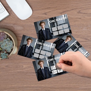 Odm/Oem Security Scratch Off Cards Digital Printing Full Customization Color Coated Card Size Prizes - Product Image 5