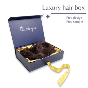 Embalaje con logotipo personalizado de San Valentín, caja de regalo <span class=keywords><strong>negra</strong></span> con <span class=keywords><strong>cinta</strong></span>, almacenamiento de satén magnético, cosmética, vestido de boda - Product Image 5