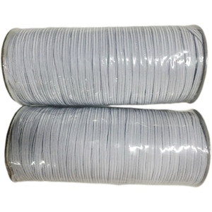 12Mm Ban Nhạc Đàn Hồi May Màu Đen Trắng Dệt Kim Dệt Phẳng Bện Cho May Mặc 3Mm 1/4 Inch Tùy Chỉnh Dệt Kim Bện Ban Nhạc Đàn Hồi - Product Image 6