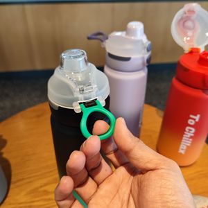 To Chillax Stainless Steel Water <b>Bottle</b> 316 Gradient Design Insulated With Straw For Everyday Use - Product Image 2