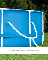 INTEX 28200&28202 Blauer Runder Aufstellpool mit Rahmen 305 X 76 cm