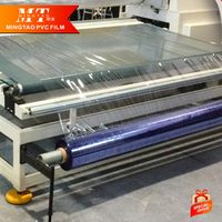 Film plastique souple en PVC, résistant à l'humidité, moulé par soufflage, transparent, auto-adhésif pour l'emballage de matelas