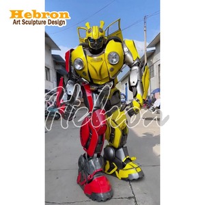 Nouveau produit : Costume <span class=keywords><strong>de</strong></span> robot abeille pour fête d'anniversaire, tenue <span class=keywords><strong>de</strong></span> spectacle, adorable costume <span class=keywords><strong>de</strong></span> robot jaune pour enfants - Product Image 1