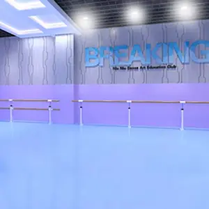 Günstige PVC Vinyl Homogene Rolle Dance Bodenbelag für Tanzen Studio