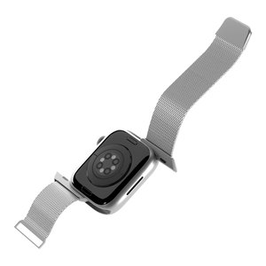 Bracelet Milanese PUMILAW44SIL pour Apple Watch, argent, 44 mm, bracelet en maille métallique pour montre connectée - Product Image 3