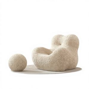 Sofá de Tela Ecológico e Innovador con Relleno de Esponja y Otomana en Caja para Apartamento, Embalaje para Envío por Correo de Wayfair - Product Image 1