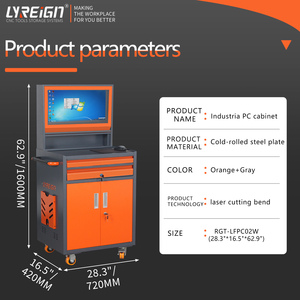 Cơ khí công cụ giỏ hàng cheavy nhiệm vụ chất lượng thép máy tính di động Tủ tùy chỉnh đứng PC tủ với bánh xe - Product Image 4