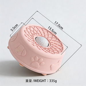 Gamelle de léchage pour animaux de compagnie, gamelle anti-glouton pour chien, jouet de léchage antidérapant pour liquides et friandises, gamelle pour chien pour yaourt, gamelle d'alimentation pour animaux de compagnie - Product Image 4