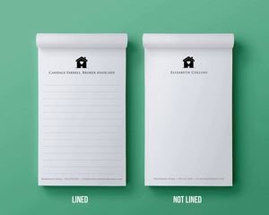 Bloc de Notas Personalizado, Papelería Dental Personalizada, Regalo para Agentes Inmobiliarios, Bloc de Notas con Llave de Casa, Inmobiliario - Product Image 3