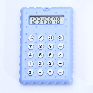 Petite calculatrice de poche calculatrice rose de bureau portable pour enfants jouet personnalisé en gros - Product Image 3