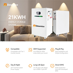 Batería de Litio de 21Kwh, Sistema de Almacenamiento de Energía Doméstica de 16Kwh 48V, Baterías Solares de 51.2V 100Ah 150Ah 200Ah 10Kwh con BMS - Product Image 3