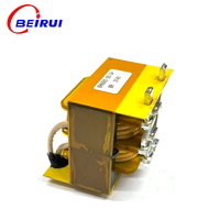Transformateur monophasé à courant élevé et haute fréquence BR6533-5515A BEIRUI BR2541 EE65 avec noyau en ferrite et fil de cuivre, conforme RoHS CE ISO9001