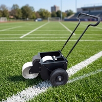 Marquage stable pour gazon naturel et gazon synthétique, ligne de terrain de football de type anneau à pousser pour terrains de football de petite taille
