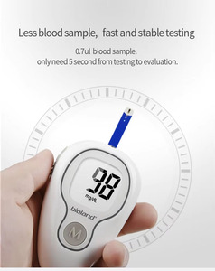 Appareil de mesure de la glycémie <span class=keywords><strong>Bioland</strong></span> Digital avec grand écran G-425-3 avec bandelettes de test sanguin pour hôpital et famille - Product Image 5