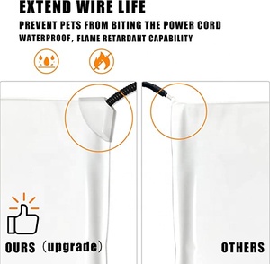 Almohadilla Térmica <span class=keywords><strong>para</strong></span> Mascotas con Alimentación USB, Funda Lavable de Punto Suave, Manta Eléctrica Portátil <span class=keywords><strong>para</strong></span> Perros y <span class=keywords><strong>Gatos</strong></span>, 100% Algodón, Estilo Japonés - Product Image 3