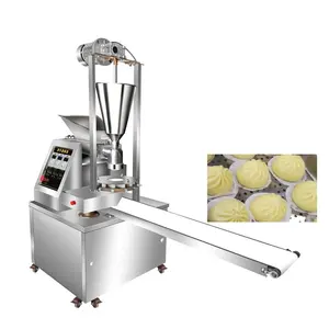 Yüksek verimli ticari buğulanmış topuz yapma makinesi çin Xiaolong Baozi et pasta şekillendirme makinesi işleme ekipmanları