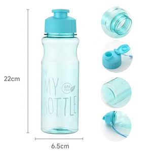 Bouteille d'eau vide personnalisée de 550ml <span class=keywords><strong>prix</strong></span> de gros bouteille d'eau potable en plastique transparente étanche sans BPA - Product Image 2