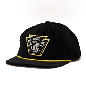 Gorras de Pana Personalizadas con Cierre a Presión, 5 Paneles, Logotipo de Parche Tejido, Gorras Desestructuradas con Cuerda - Product Image 4